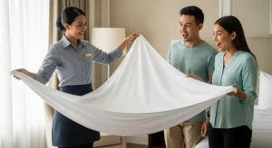 Linen hotel kembali cerah